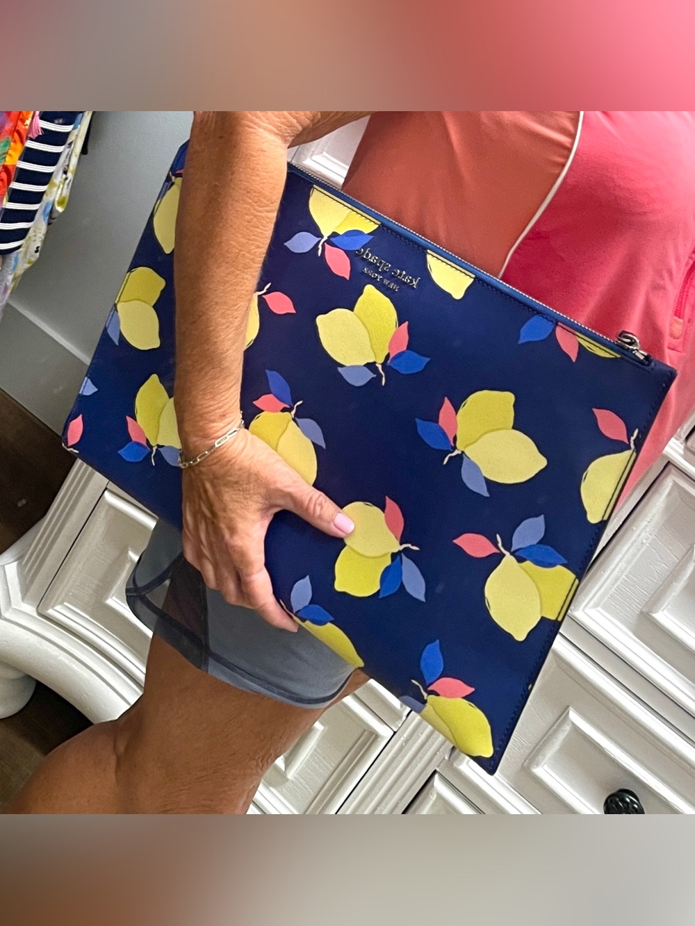 kate spade Laptop Bag “Lemon Zest” New without tags L-Zip/Padded - Picture 2 of 11